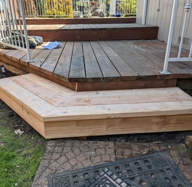 DECK PAINTING BEFORE MEDFORD OREGON