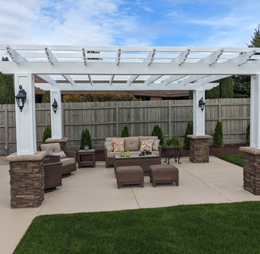 PERGOLA PAINTING MEDFORD OREGON