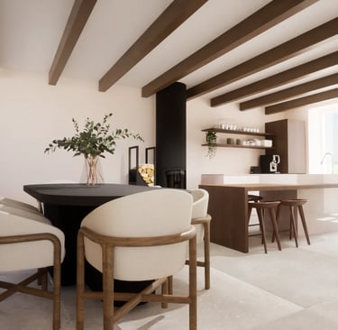 Visuel pièce de vie Plélan-le-Grand rénovation