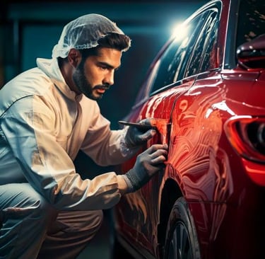 Denting & painting for cars