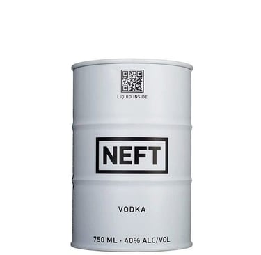 a white metal barrel with a white background