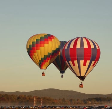 Private Hot Air Balloon Rides NY | Romantic Flights in Watkins Glen & Binghamton