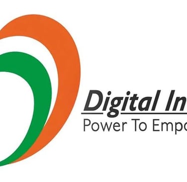 a logo for digital india