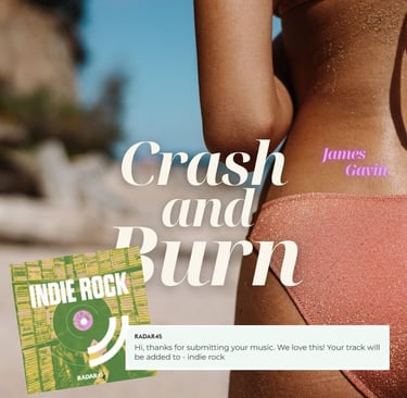 Crash and Burn on Indie Rock Playlist