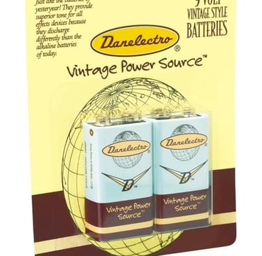 Danelectro 2D9V 9V Batteries (2 Pack)