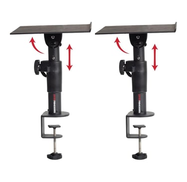 Gator Frameworks Desktop Clamp-On Studio Monitor and Speaker Stand