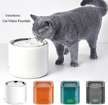 Automatic Pet Water Fountain Dispenser for Cat Dog Drinking Bowl