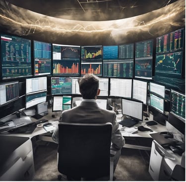 No, your game room n office don't have to look like this while Trading for Income or Swing Trader