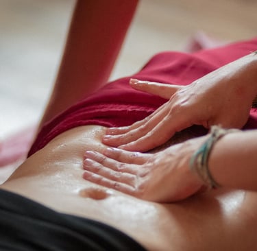 Massage ventre utérus