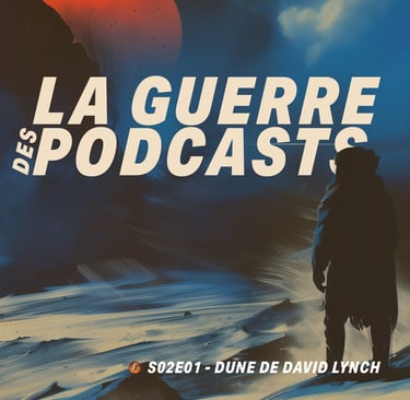 Scène de tempête sur la planète Arrakis