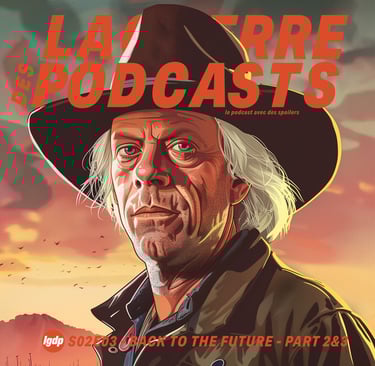 Portrait de Doc de Retour vers le Futur dans le style de GTA