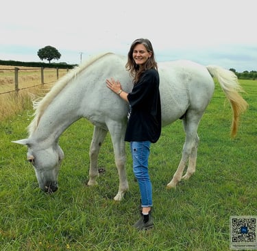 couple cavalier cheval retraite pre