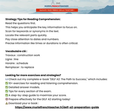 DELF A2 Guide Sample 2