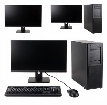 A refurbished L2/L3 network switch with multiple cables connected, ready for deployment.