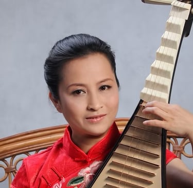 Pipa lesson at Toronto Chinese Music School