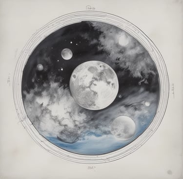 Anziehungskraft im Universum