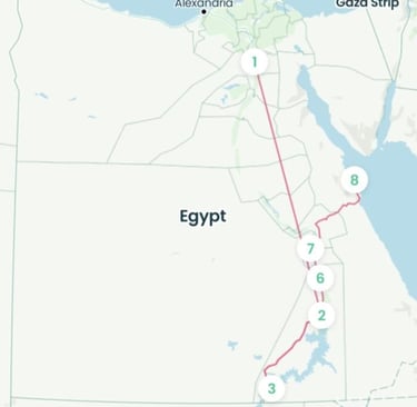 Egypt 12 days itinierary