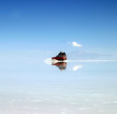 Salar de Uyuni in the wet season