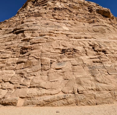 Abu Simbel Mountain carved