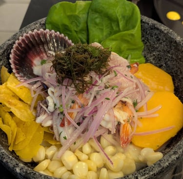 Ceviche at Kauza Miraflores Lima