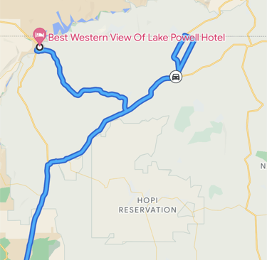 Day 3 of Self-Drive tour going to Monument Valley