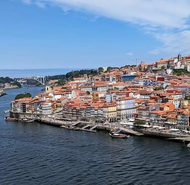 Porto seen from Luis I Bridge