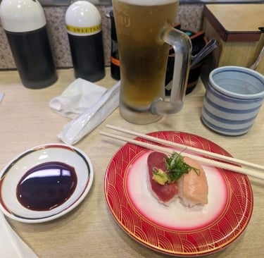 Musashi Sushi restaurant in Kyoto