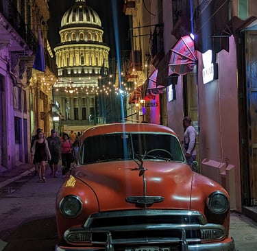 Old cars in Old Havana