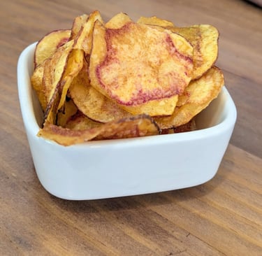 Papas Nativas crisps at 7 Vidas Taproom in Cusco
