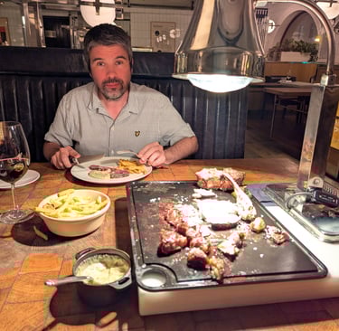 Meal at Lomo Alto Steakhouse in Barcelona