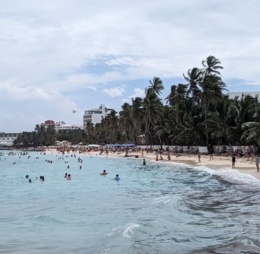 San Andres main town beach