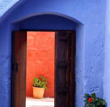 Santa Catalina Monastery in Arequipa back in 2007