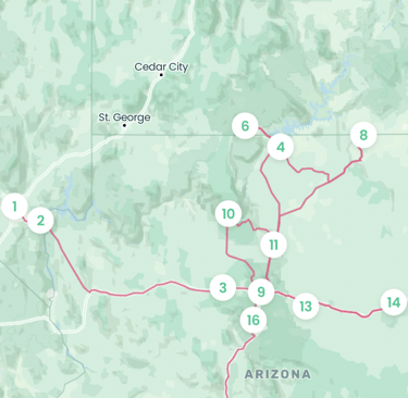 February 2022 Travel Itinerary of Southwest USA