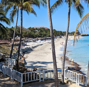 Beach erosion at Melia Varadero