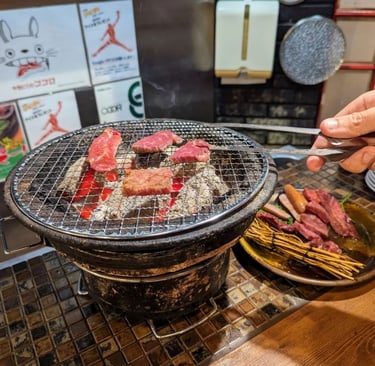 Wagyu Beef at Yakiniku Cocoro in Osaka