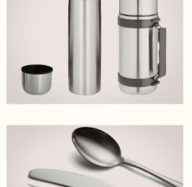 Eco-friendly Steel Flask , Water bottle and cutlery