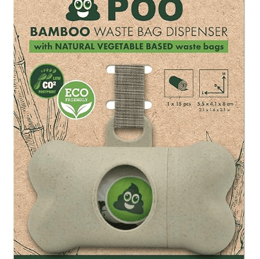 M-Pets Poo Bamboo Poo Bag Dispenser