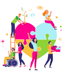 ilustración que simboliza la conexión entre personas