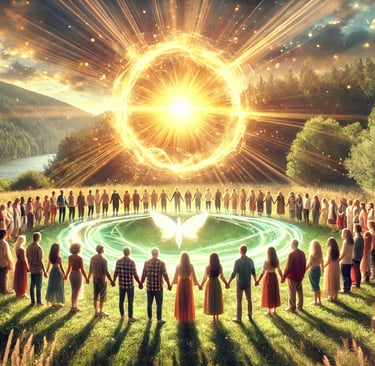 Deus e o Espírito Santo vivificando em todos os humanos