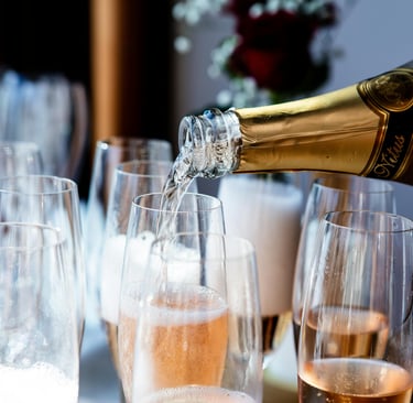 Service champagne