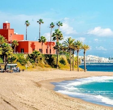 Beautiful beaches are close to Pueblo Evita