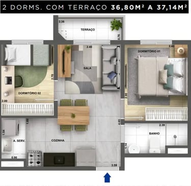 imóvel na planta