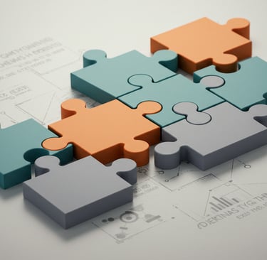 a puzzle piece of puzzle pieces with a puzzle piece of puzzle pieces