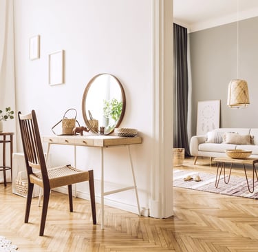 Salon ouvert Décoration moderne par JS Services