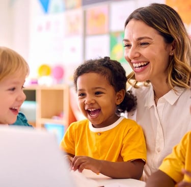 Maestra con hijos