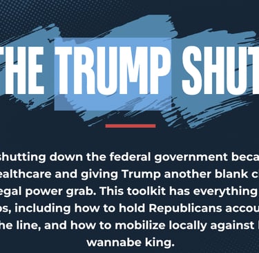 Stop the Trump Shutdown hero image