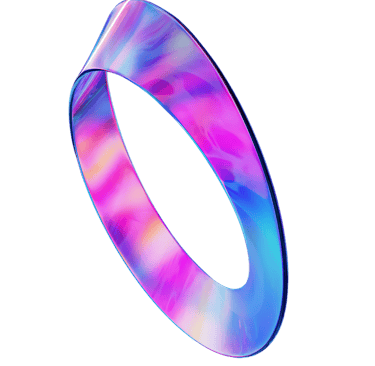 a ring with a colorful colored ring