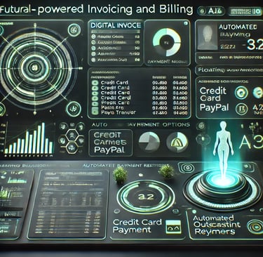 AI-powered invoicing dashboard with automated billing, payment tracking, and smart reminders for pay