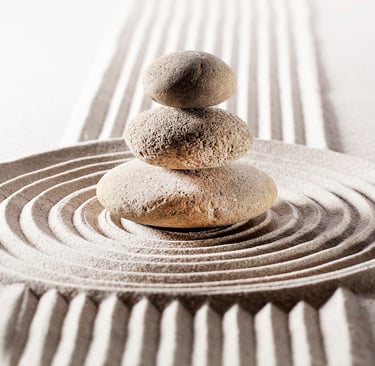 meditation stones