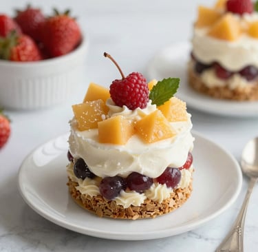 A bright and cheerful bowl of mixed salad with colorful ingredients and a drizzle of dressing.
